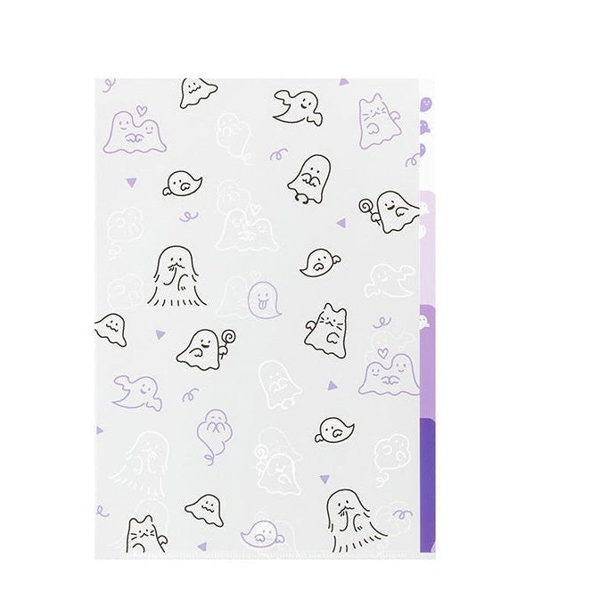Midori 3-Pocket A4 File - Ghosts