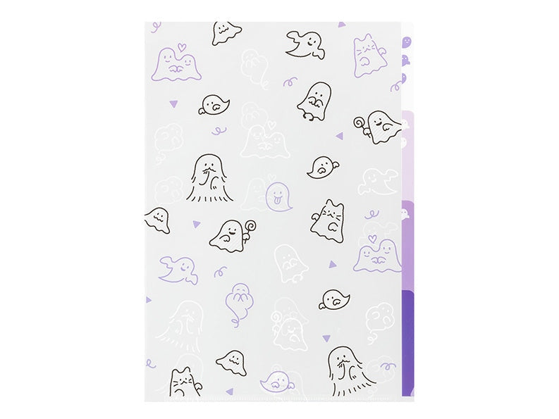 Midori 3-Pocket A4 File - Ghosts