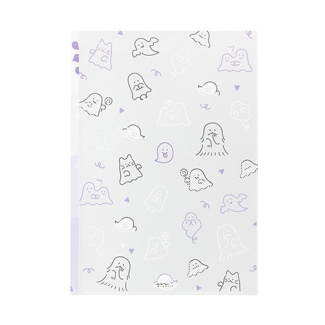 Midori 3-Pocket A4 File - Ghosts