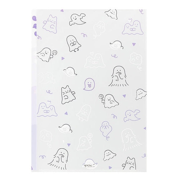Midori 3-Pocket A4 File - Ghosts
