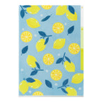 Midori 3-Pocket A4 File - Lemon