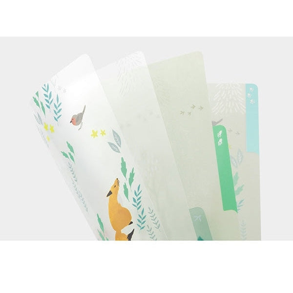 Midori 3-Pocket A4 File - Nordic Animals