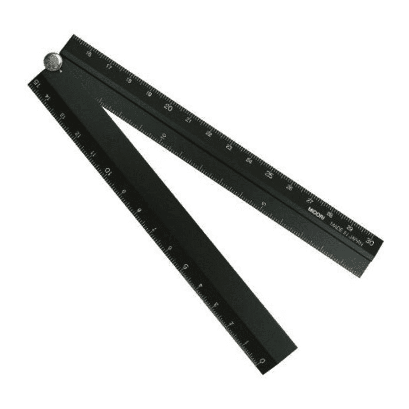 Midori Aluminium Multi Ruler 30cm