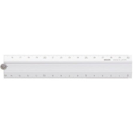 Midori Aluminium Multi Ruler 30cm