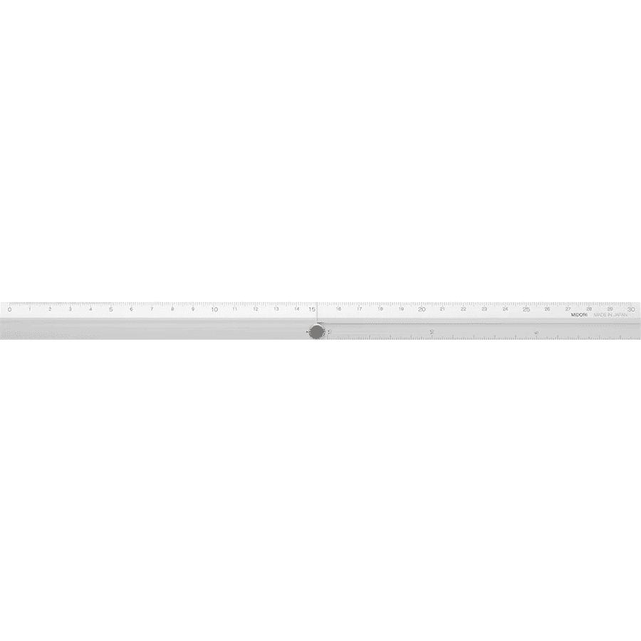 Multi Point Ruler Midori Aluminium Multi Ruler 30cm | Minimaru