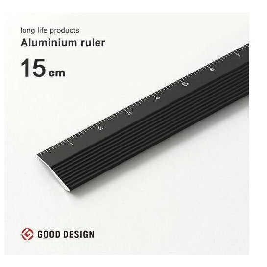 Midori Aluminium Ruler 15cm