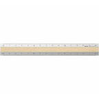 Midori Aluminium & Wood Ruler 15cm
