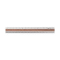 Midori Aluminium & Wood Ruler 15cm
