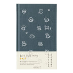 Midori Book Style Diary B6 Variant Dog Navy 2027
