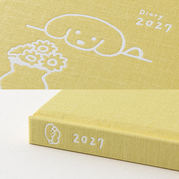 Midori Book Style Diary B6 Variant Dog Yellow 2027