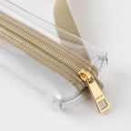 Midori Clear Book Band Pen Case Beige