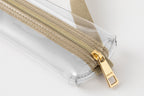 Midori Clear Book Band Pen Case Beige