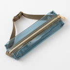 Midori Clear Book Band Pen Case Navy