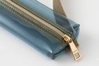 Midori Clear Book Band Pen Case Navy