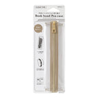 Midori Clear Book Band Pen Case Beige