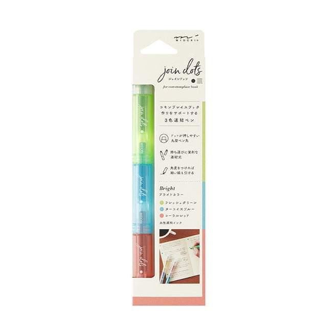 Midori Connecting Pen Join Dots Bright