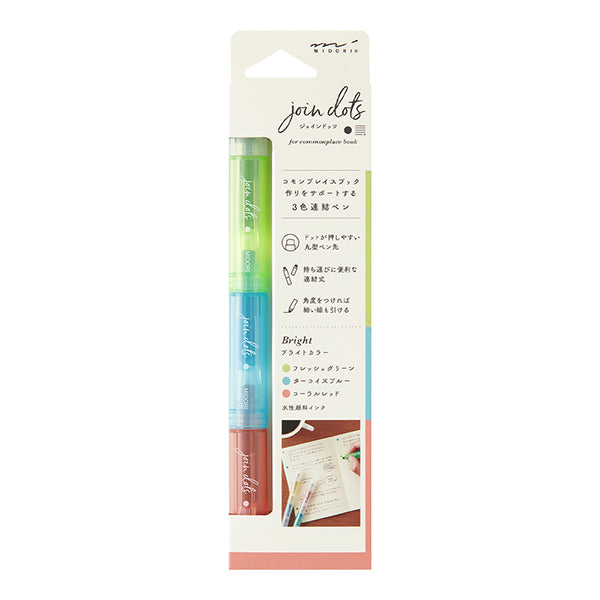 Midori Connecting Pen Join Dots Bright