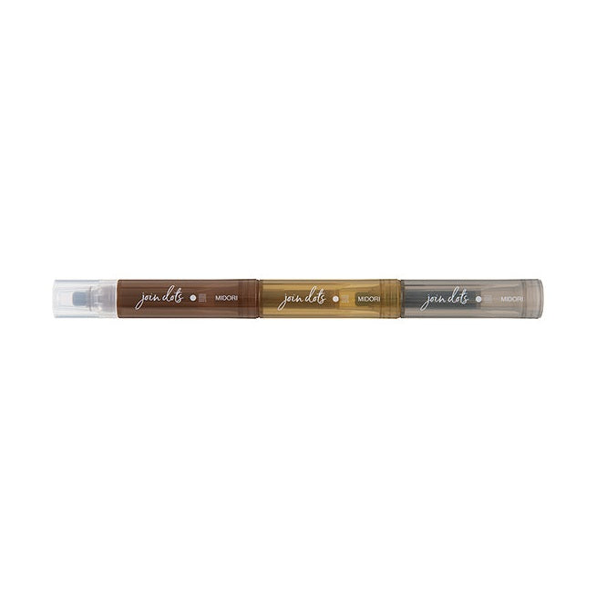Midori Connecting Pen Join Dots Mocha