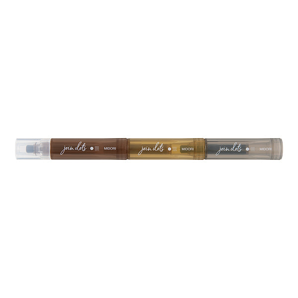 Midori Connecting Pen Join Dots Mocha