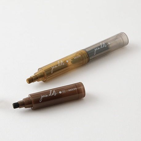 Midori Connecting Pen Join Dots Mocha