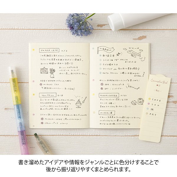 Midori Connecting Pen Join Dots Pastel