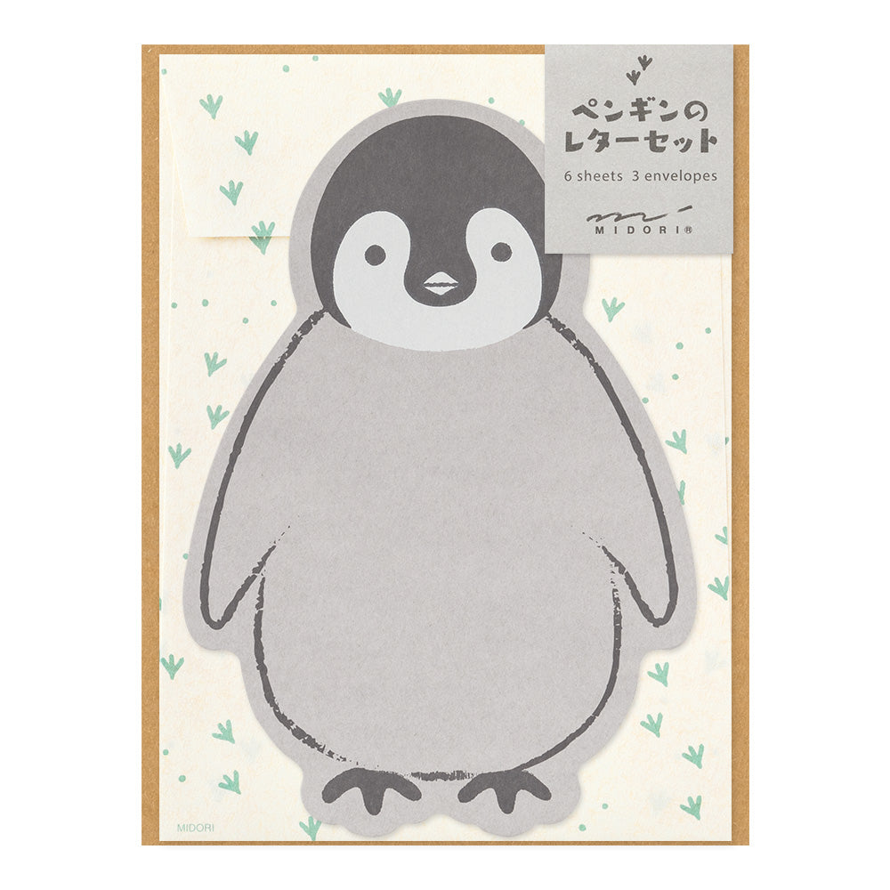 Midori Die-Cut Letter Set - Penguin