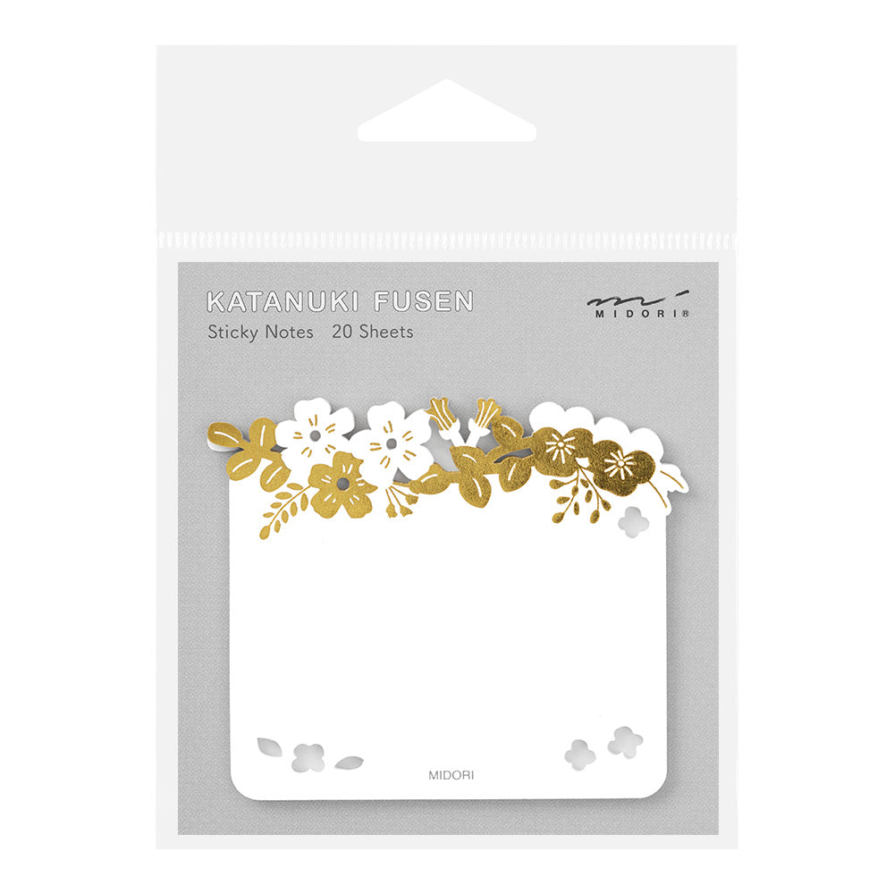 Midori Die-Cut Sticky Note Floral