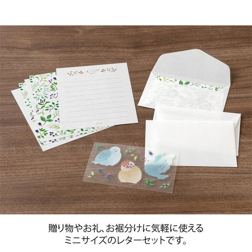 Midori Douzo Mini Letter Set Bird