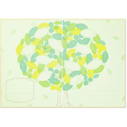 Midori Folding Message Card B6