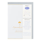 Midori Folding Message Card B6 - Blue