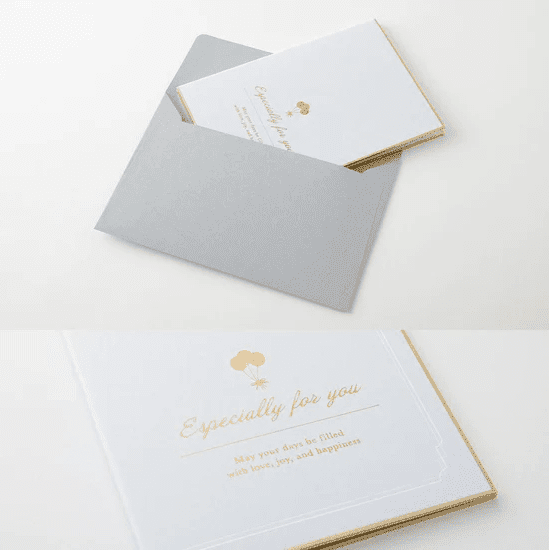 Midori Folding Message Card B6