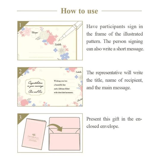 Midori Folding Message Card B6