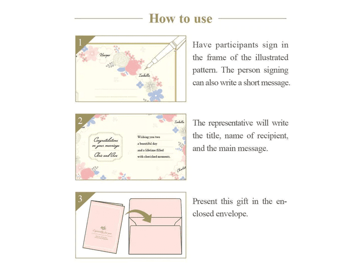 Midori Folding Message Card B6