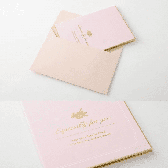 Midori Folding Message Card B6