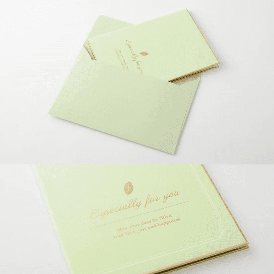 Midori Folding Message Card B6
