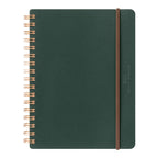 Midori Grain Leather Notebook B6 - Green
