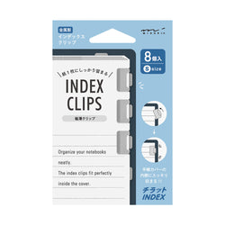Midori Index Clips - Small - Silver