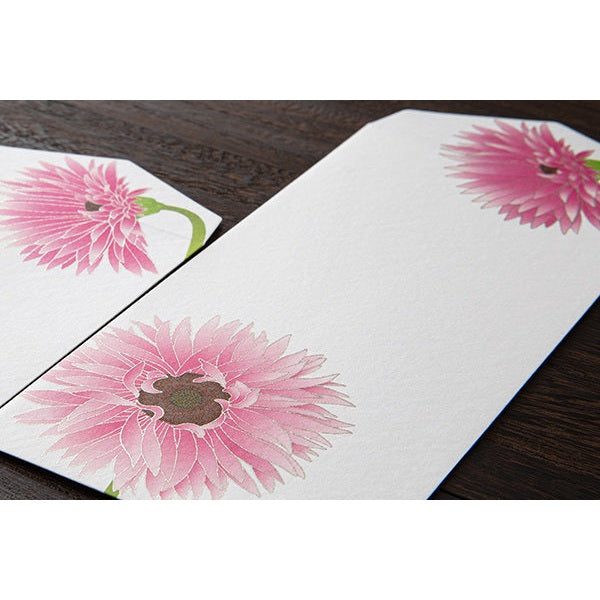 Midori Kami Letter Paper - Gerbera Flower