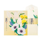 Midori Kami Letter Paper - Mimoza Flowers