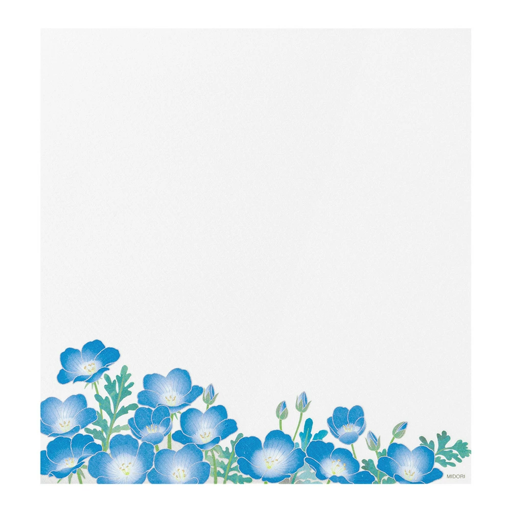Midori Kami Letter Paper - Nemophila