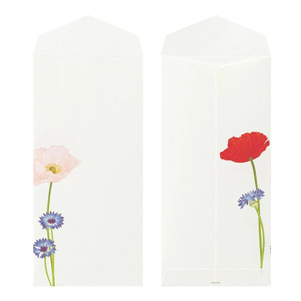 Midori Kami Letter Paper - Poppy