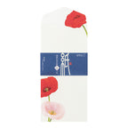 Midori Kami Letter Paper - Poppy - Envelope