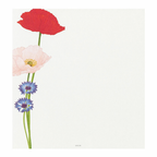 Midori Kami Letter Paper - Poppy