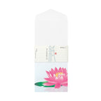 Midori Kami Letter Paper Set Mirror Water Lily