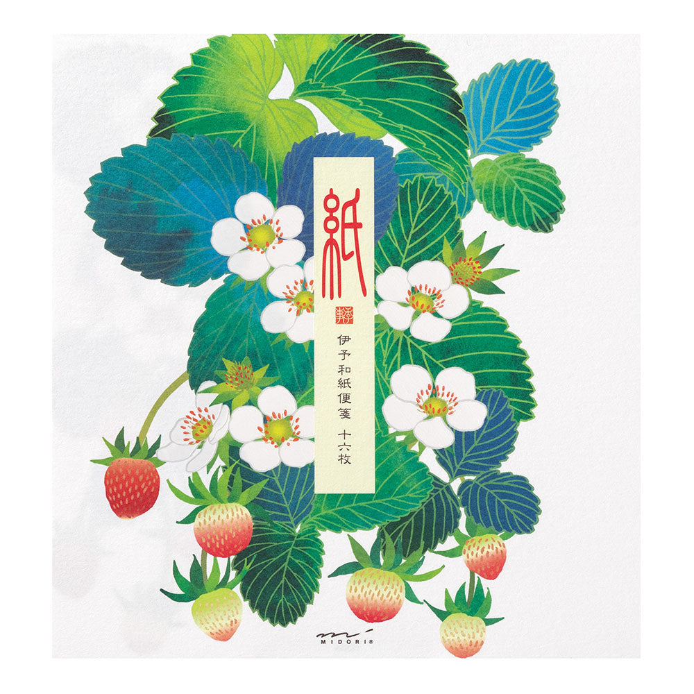 Midori Kami Letter Paper - Strawberry Blossom - Writing Pad