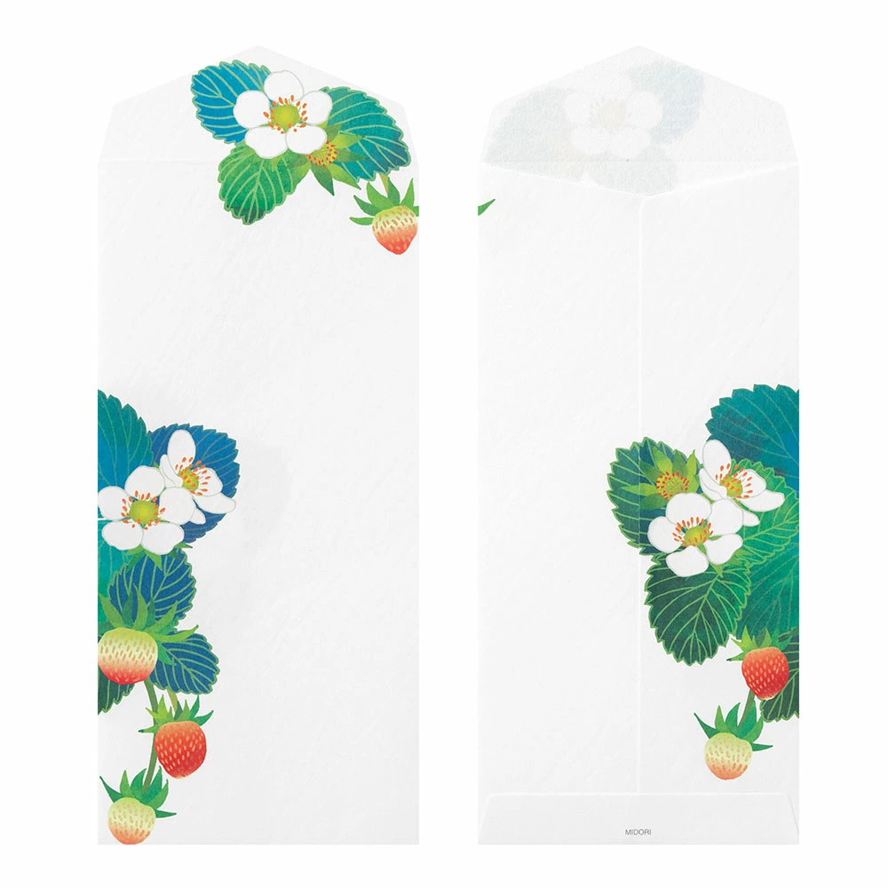 Midori Kami Letter Paper - Strawberry Blossom