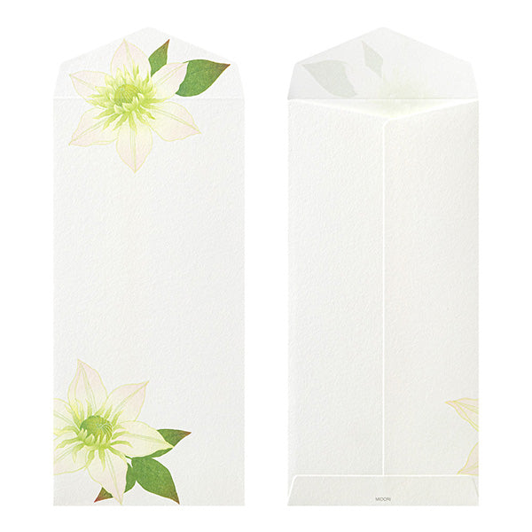 Midori Kami Letter Paper Summer Flower