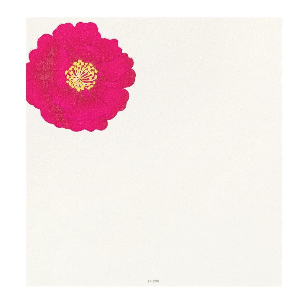 Midori Kami Letter Set Camellia