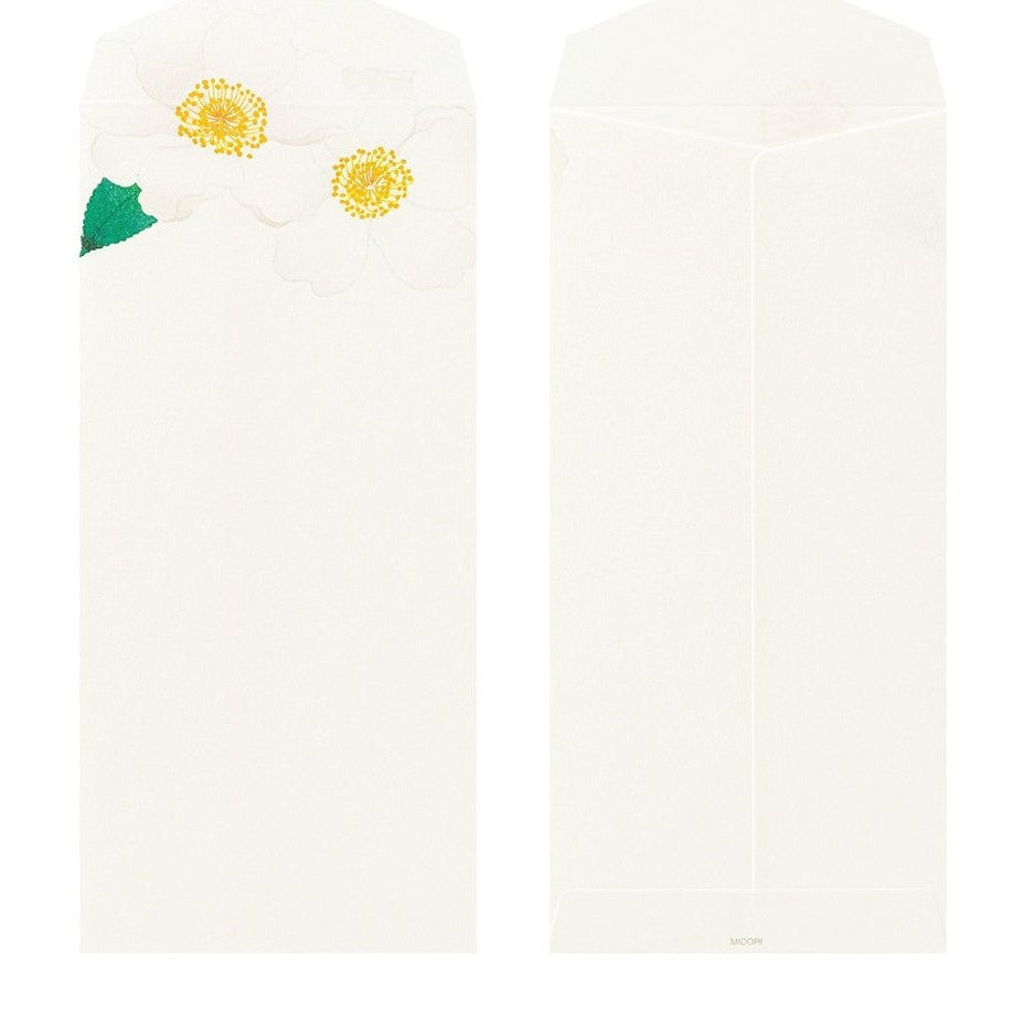 Midori Kami Letter Set Camellia