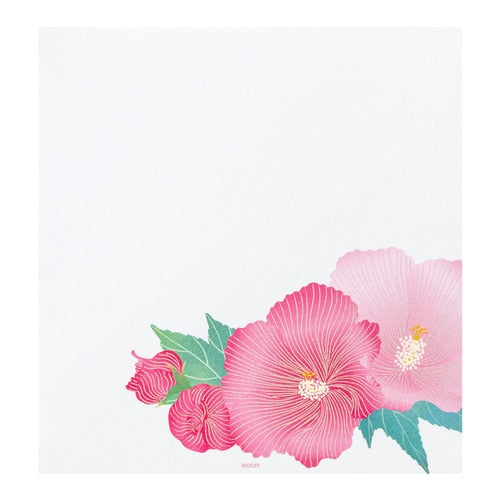 Midori Kami Letter Set Cotton Rose